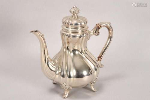 German Silver Teapot,