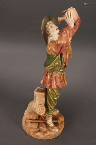 19th Century Royal Worcester Porcelain Figure,