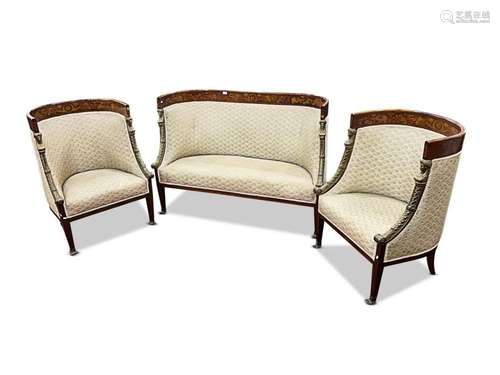 Lovely Late 19th Century French Empire Three Piece