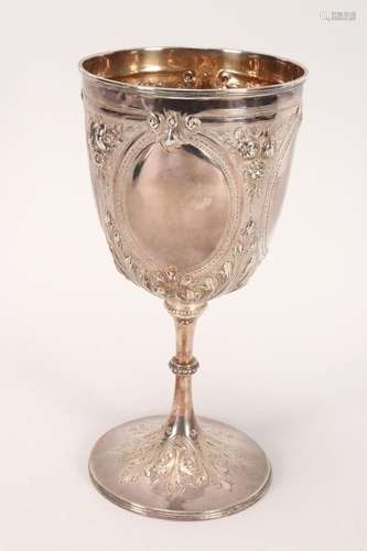 Victorian Sterling Silver Goblet,