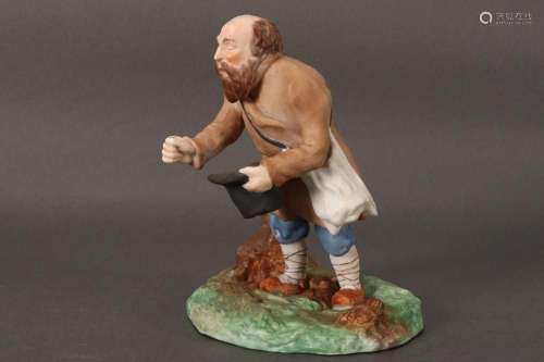 Russian Gardner Porcelain Figure,