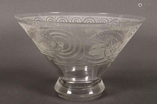 Large Muller Freres Pedestal Bowl,