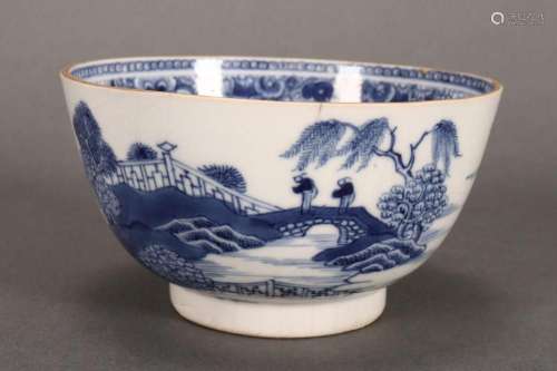 Late 18th Century Blue and White Bowl,