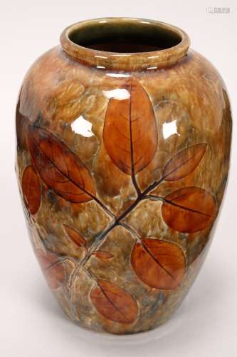 Royal Doulton Lambeth  Autumn Foliage  Vase,
