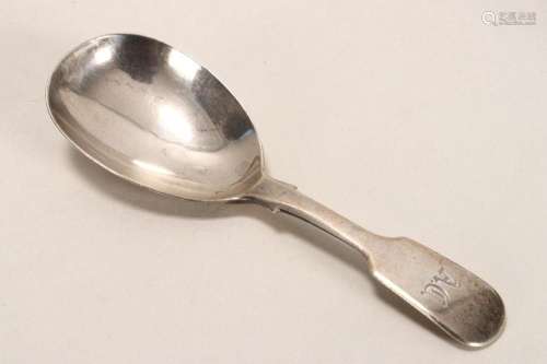 Victorian Sterling Silver Caddy Spoon,