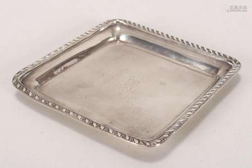 Indian Colonial Silver Dish,