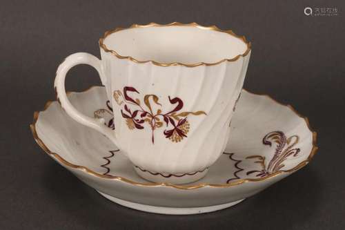 18th Century Flight Worcester Demi Tasse and