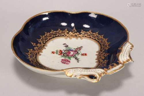 18th Century Dr Wall Dish, c.1790,