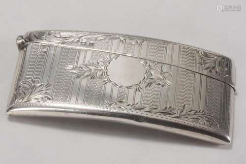 George V Sterling Silver Card Case,