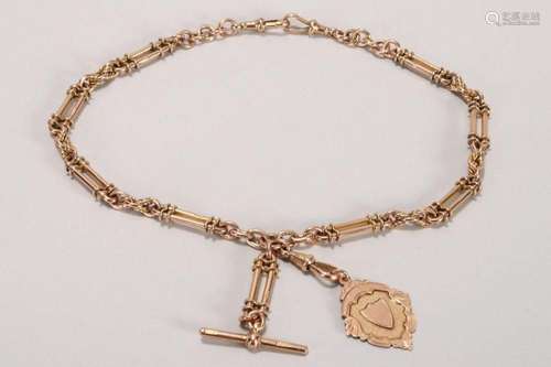 Lovely 9ct Gold Albert Link Chain,