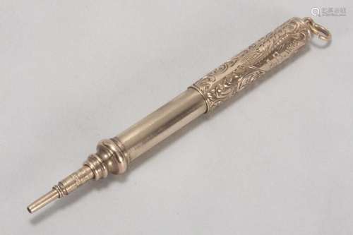 Late Victorian 9ct Gold Fob Pencil,