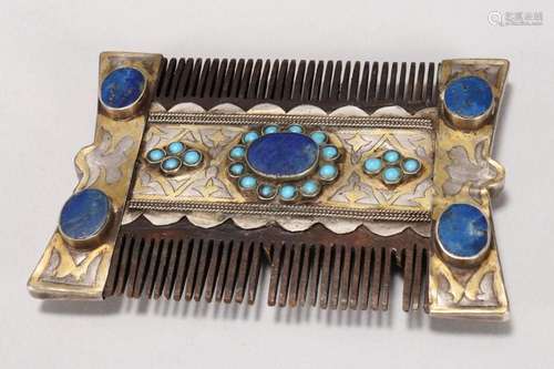 Middle Eastern Parcel Gilded Comb,