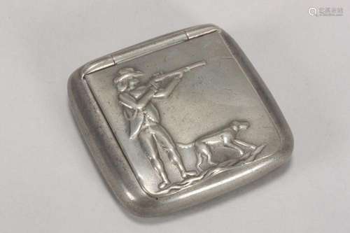 Edwardian Silver Plate Snuff Box,