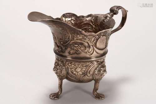 Mid 18th Century Irish Sterling Silver Creamer,