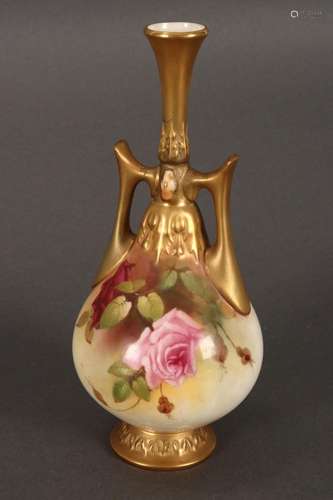 Late 19th Century Royal Worcester Twin Handled