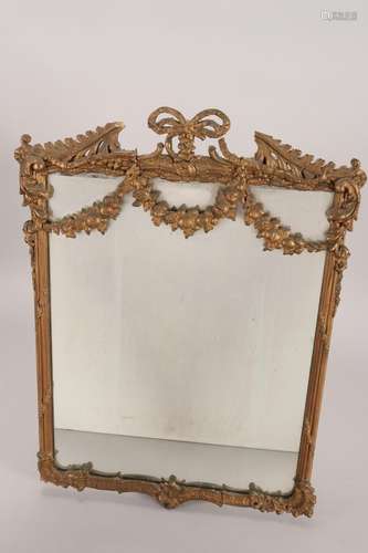 Late 19th Century French Gilt Wall Mirror,