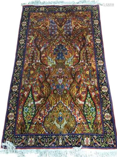 Persian Tree of Life Design Rug,