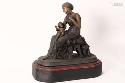 Late 19th Century Spelter Figure Group,