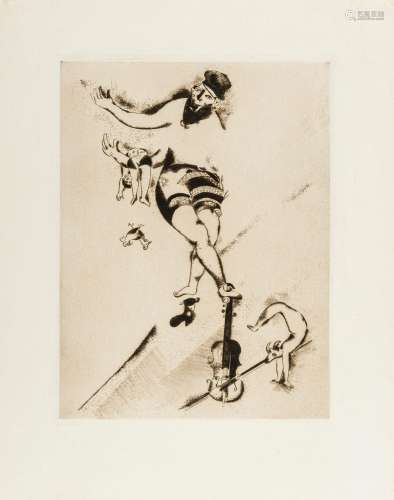 Marc Chagall (1887-1985) Der Akrobat mit der Geige (Kornfeld...