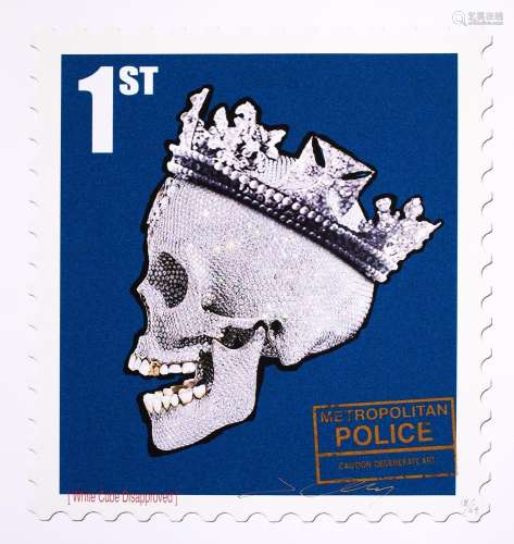 Jimmy Cauty (b. 1956) Damien Hirst Skull Stamp