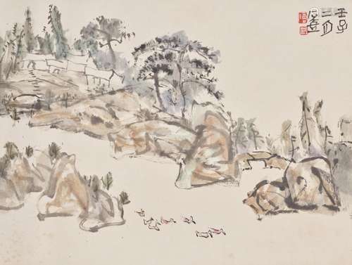 CHEN ZIZHUANG (1913-1976)  Landscape