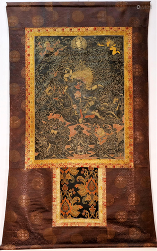 An Imperial Tibetan Laksami Thangka