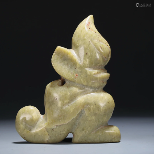 A Hongshan Culture Jade Ornament.