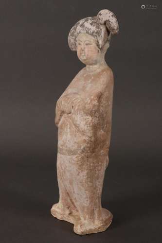 Chinese Tang Dynasty (618-907) Figure of a Lady,