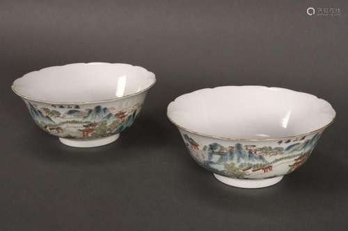 Pair of Chinese Porcelain Bowls,