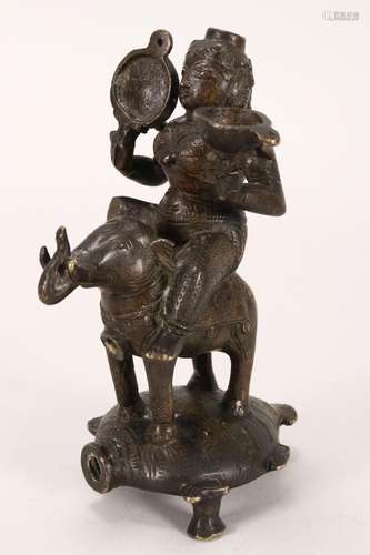 19th Century Indian Bronze Figure,