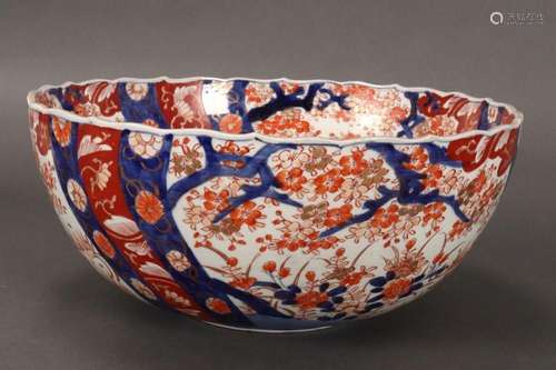 Large Japanese Meiji Period Imari Bowl,