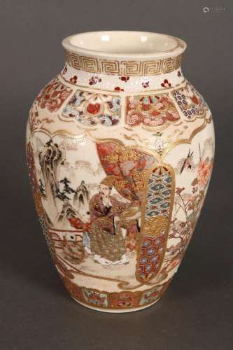 Satsuma Porcelain Vase,
