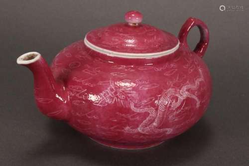 Chinese Porcelain Teapot,