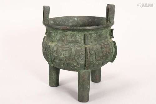 Chinese Bronze Ding,