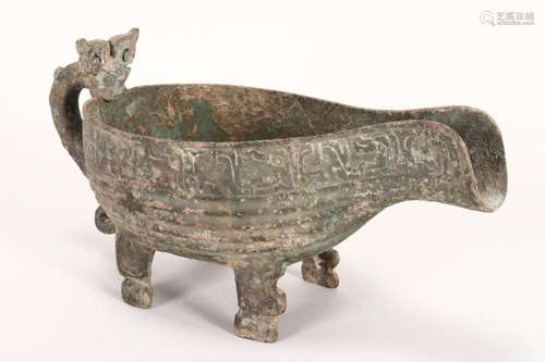 Chinese Archaic Style Bronze Vessel,