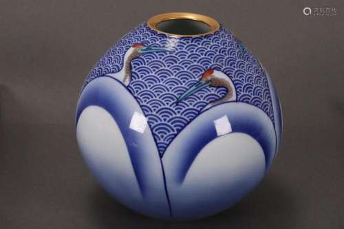 Japanese Porcelain Vase,