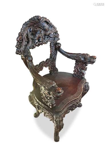 Japanese Dragon Chair,