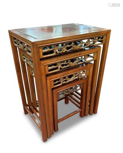 Chinese Nest of Four Tables,