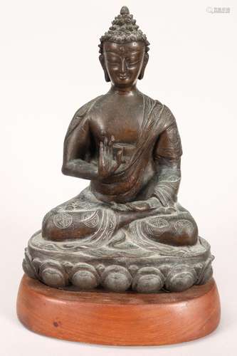 Tibetan Bronze Buddha,