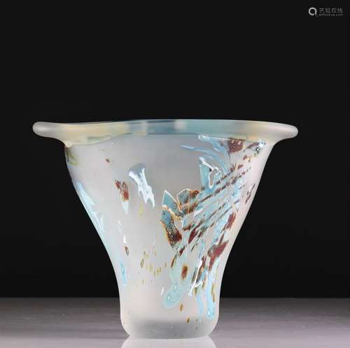 Vase Leloup avec collerette