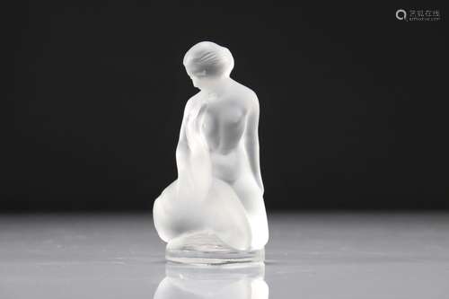 Statuette Lalique femme au cygne