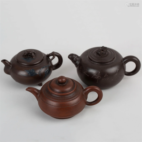 A set of Yixing Zisha teapot with mark
