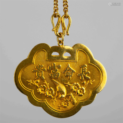 24k gold necklace