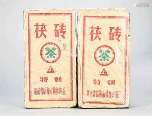 2012年 桃林砖茶厂特制茯砖 药用价值极高