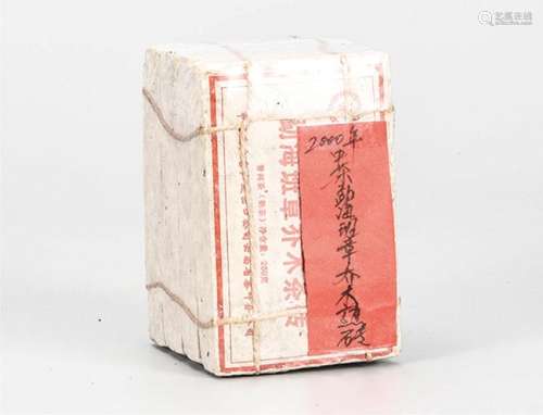 2000年 中茶勐海班章乔木普洱熟茶砖