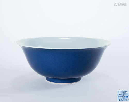 霽藍釉碗