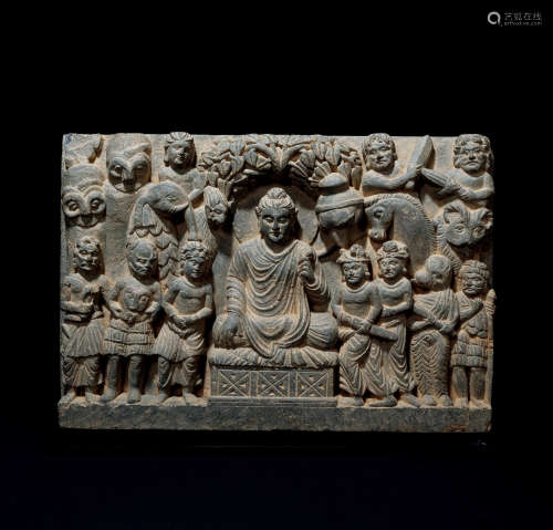 三世紀 犍陀羅浮雕“降魔成道”