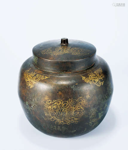 銅製茶葉罐
