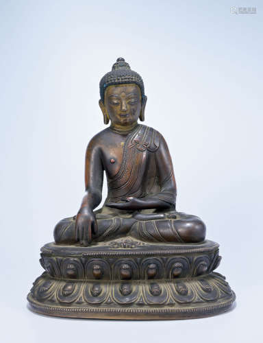 銅釋迦牟尼佛坐像
