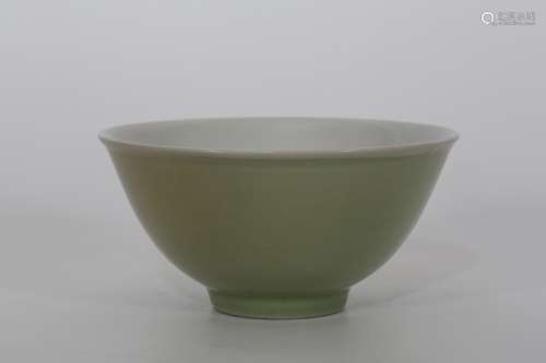 清代 綠釉碗